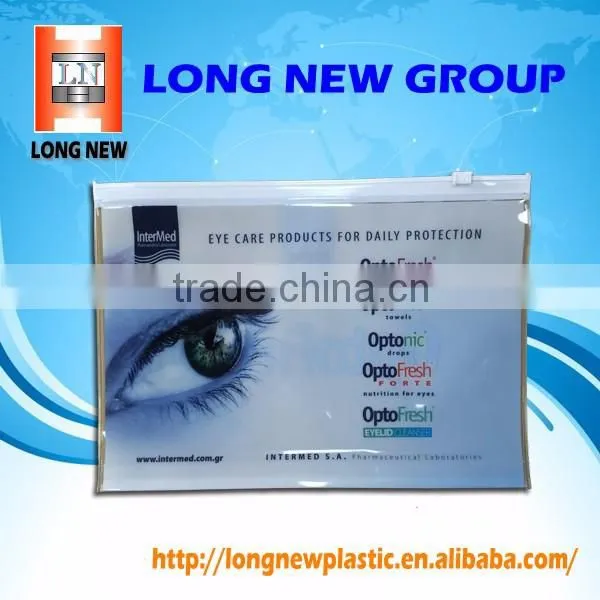 Small size Pvc Slider Packaging waterproof promotion Zipper bag