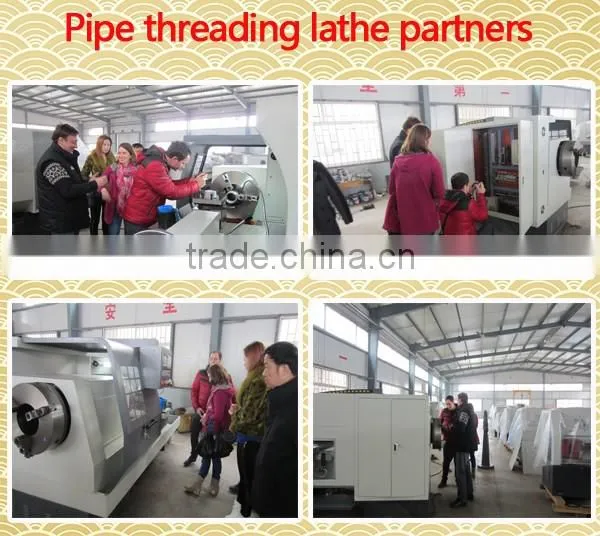 China 's CNC lathe manufacturers pipe thread lathe