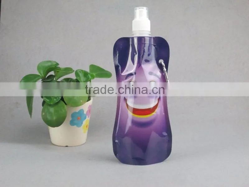 Gourd shape plastic water bottle/new design water bottle