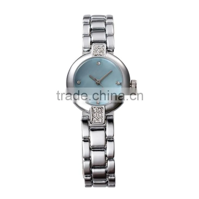 Popular hot product fashion bracelet diamond ladies watches quartz crystal