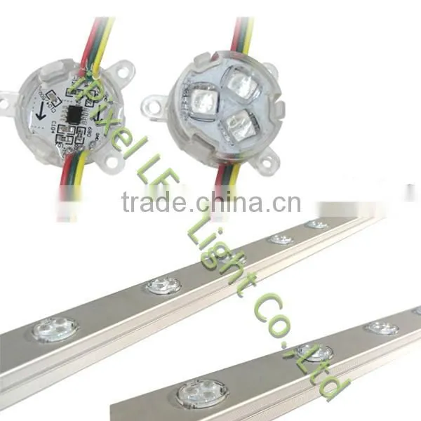 waterproof dc12v digital ws2801 30mm led pixel for sign