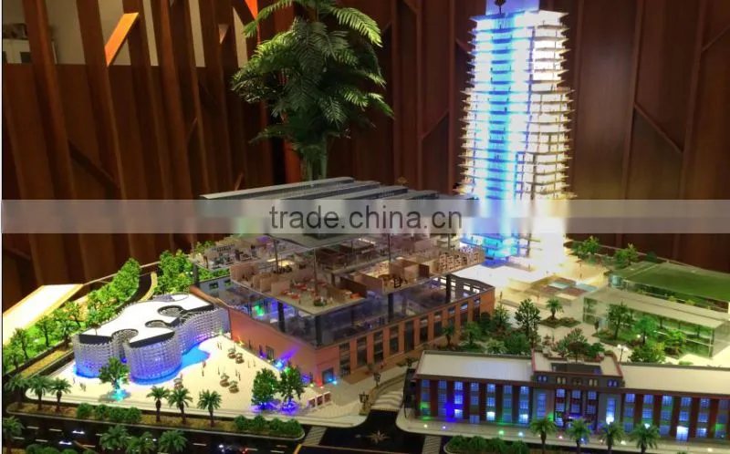 Real estate exhibition miniature building scale model making in China company