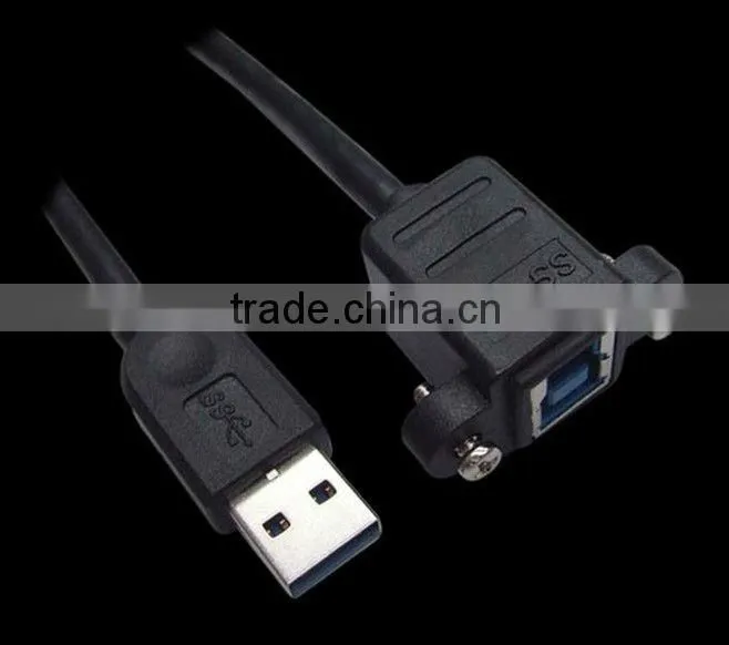 Panel mount USB 3.0 A Female to A Female with hex nuts