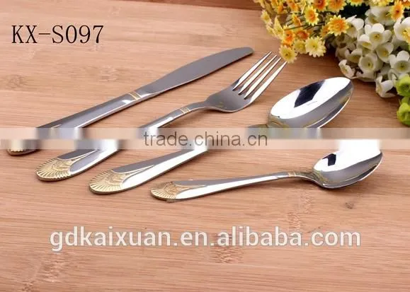 International Stainless Steel Gold Plated Flatware Wholesale
