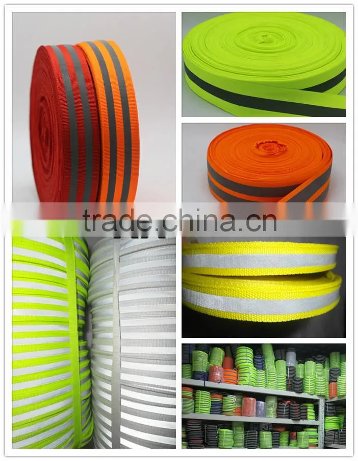 Fire Flame Retardant Reflective Fabric Tape for Clothing