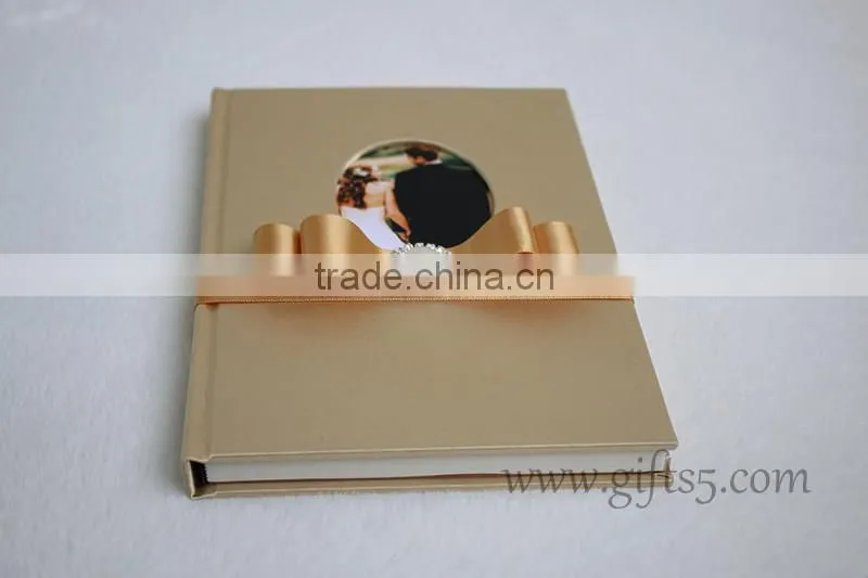 Gorgeous wedding guest book in handmade
