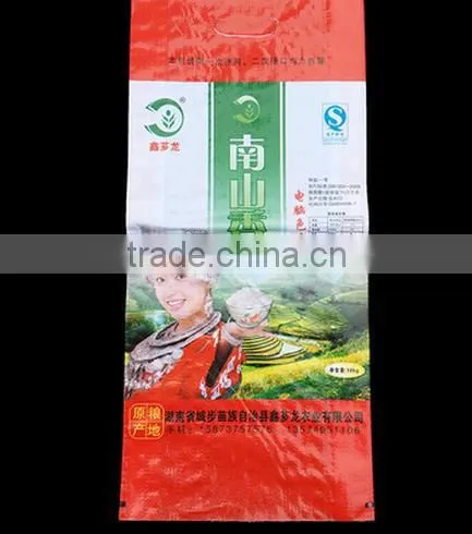 New design pp woven bag for 25kg 50kg rice packing with great price