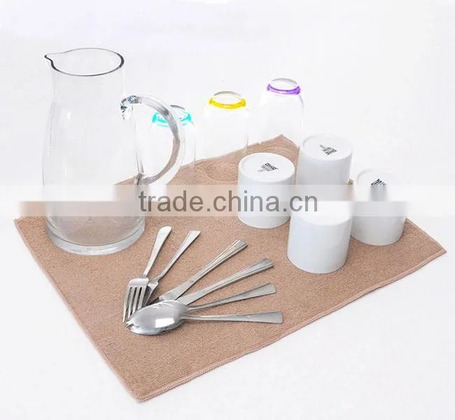 Microfiber heated custom placemats and coasters