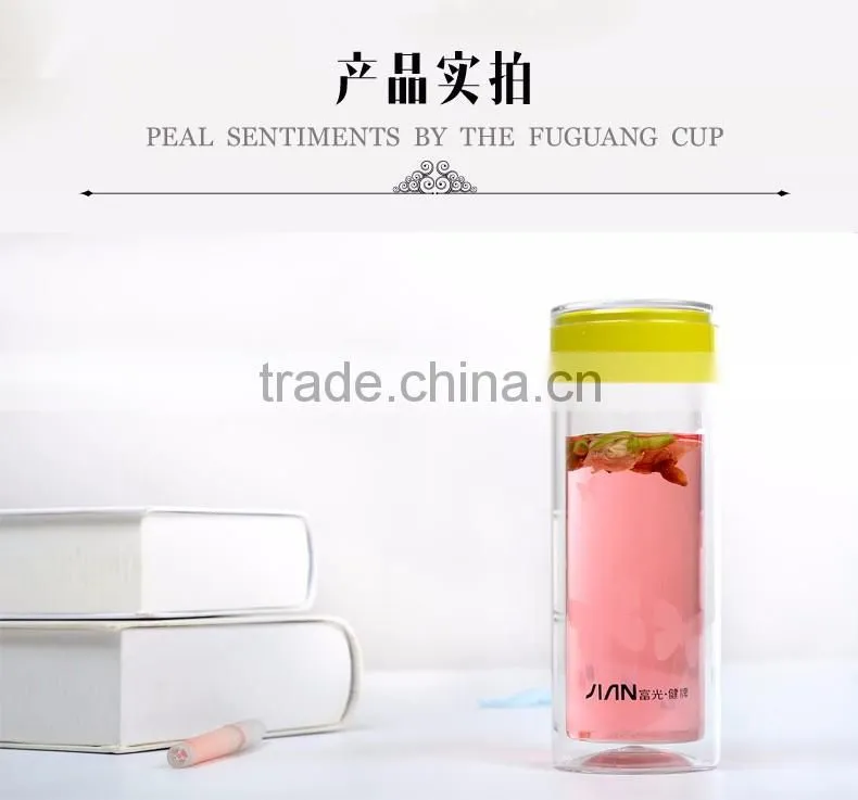 Fancy Custom Made Aspirator Unbreakable Custom Fancy Tequila Fruit Infuser Glass Bottle Water Private Label