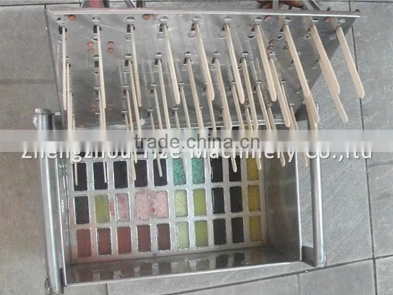 Double moulds ice-cream popsicle machine for popsicle / commercial popsicle machine