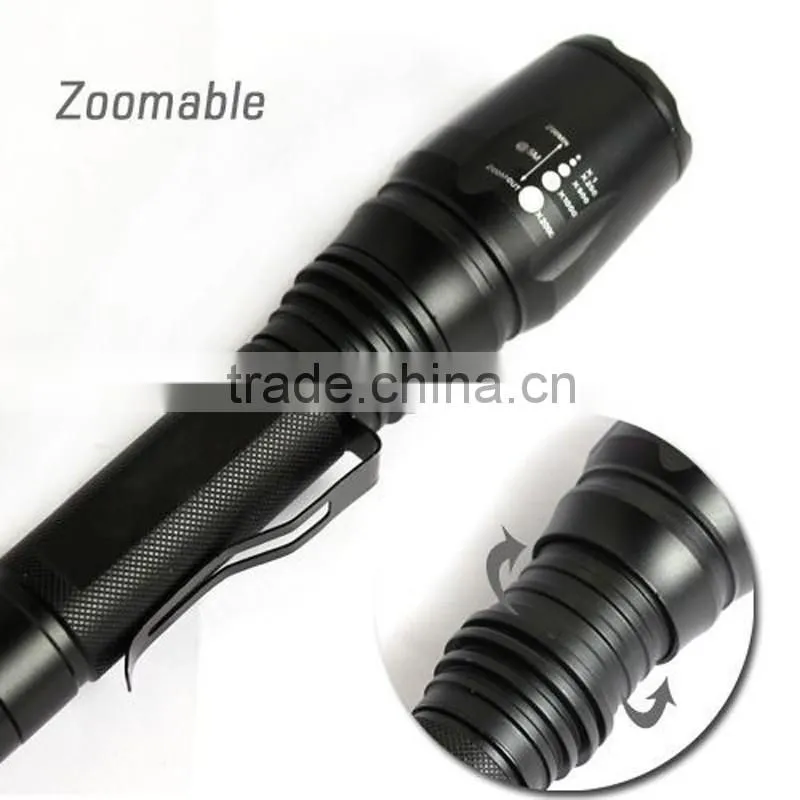 1200 lumen rechargeable 15 watt led flashlight torch
