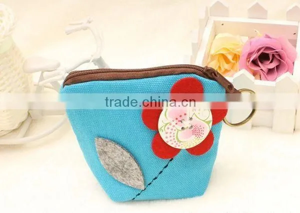 Creative Lovely Flower Fabrics Woman Coin Wallet Wholesale ZTCW-0019