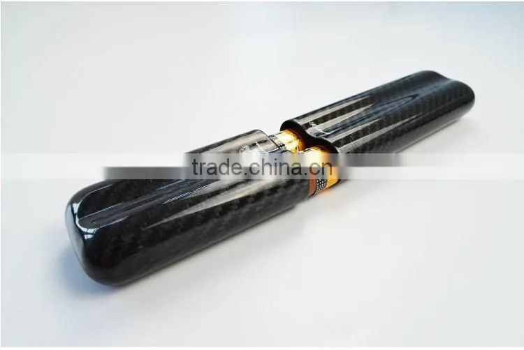 Hot-selling portable best quality travelling pure carbon fiber cigar case cigar packaging for business man
