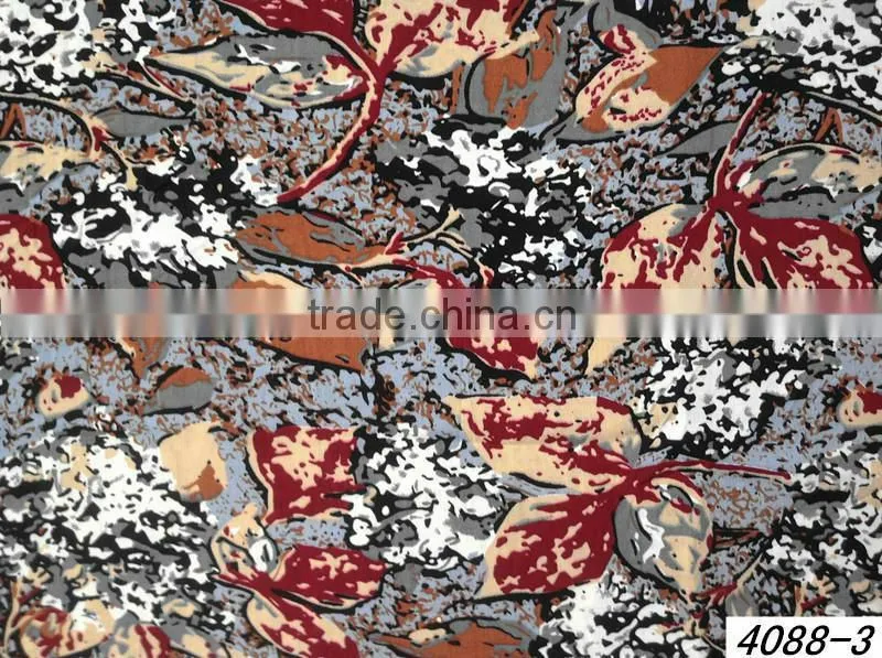 100% printed viscose fabric