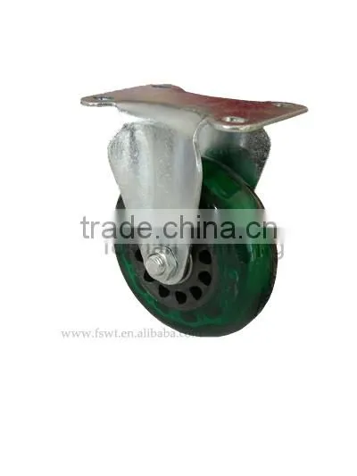 Hot Selling Medium Duty 100mm Fixed Caster And Wheel