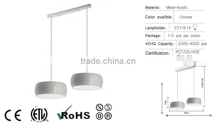 new metals iron pendant lights in 2015