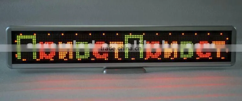 Sinoela rechargable programmable LED name tag, LED mini badge, LED name badge
