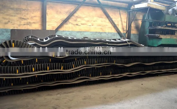 excellent quality large dip angle sidewall for stone belt conveyor China