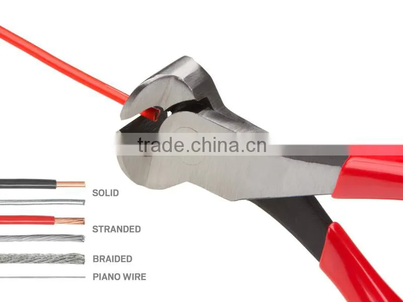side cutting pliers cutting pliers 6-Inch End Cutting Pliers