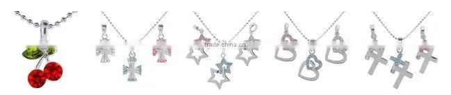 Fashion bamboo joint Silver Plated Necklace