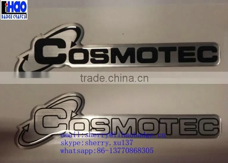 2016 OEM transparent soft Epoxy Resin label sticker