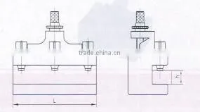 turning and facing holder for 40 postion quick change tool post