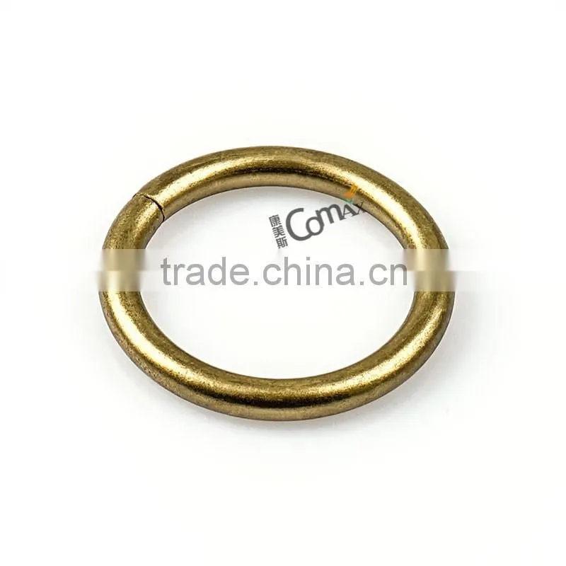 Rolling antique brass 41mm iron wire metal o ring