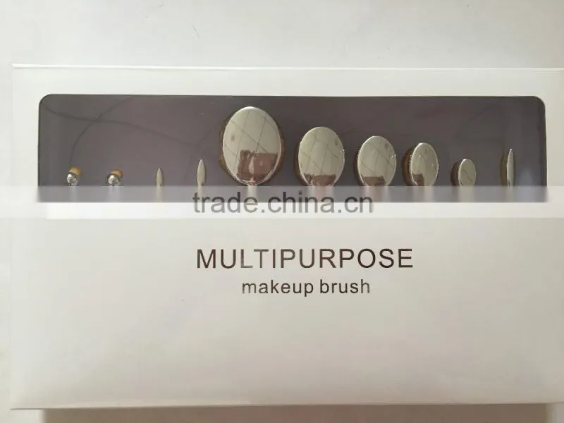 10pcs kinds of oval makeup brush set