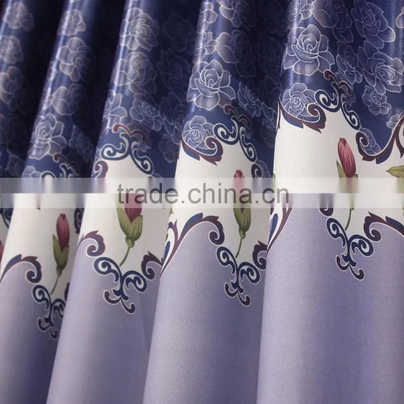 Different styles of elegant dubai curtain fabric for the living room