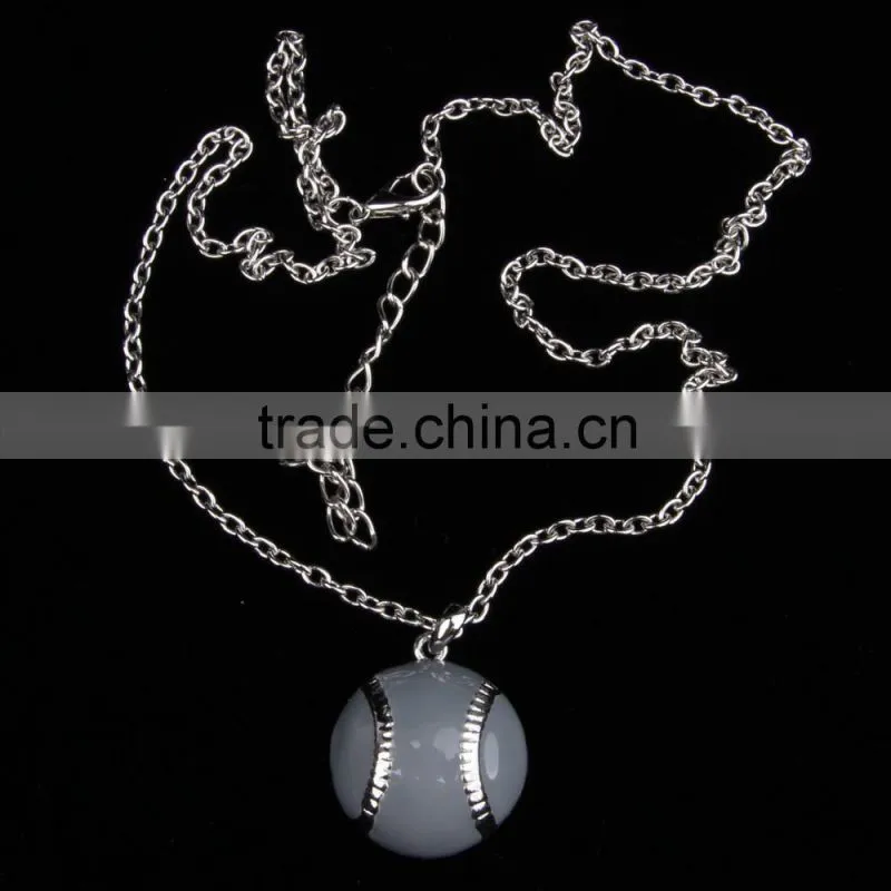 LCL-J3582 enamel soccer baseball volleyball basketball Fashion Necklace