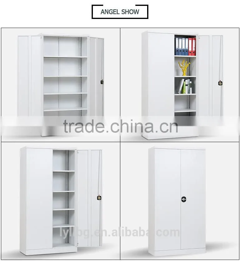 Knock Down Structure Double Door Steel Lockable Storage Cupboard