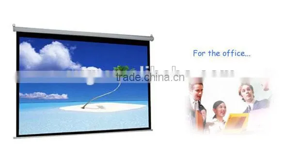 Motorised projection screen, electric projection screen, big size projector screen for office home theater school 60-300 inches