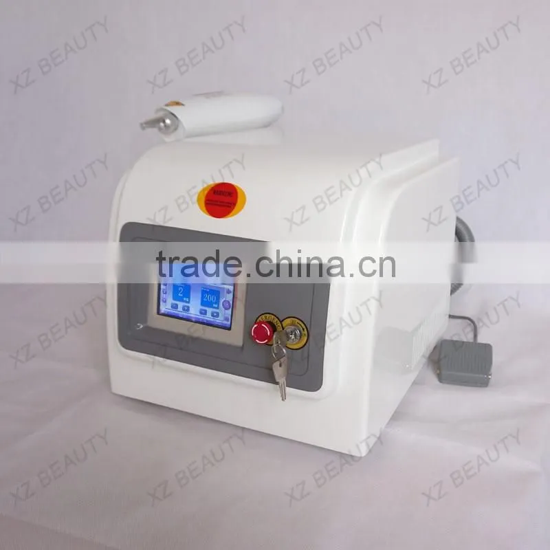 Manufacturer Supply portable tattoo removal nd yag laser device/ laser tattoo removal machine