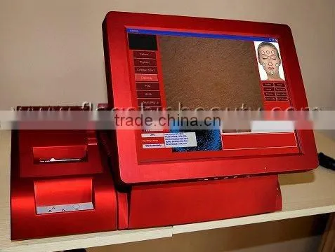 touching all-in-one skin analyser device
