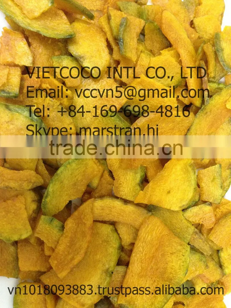 Dried jackfruit, Pumpkin, Pineapple