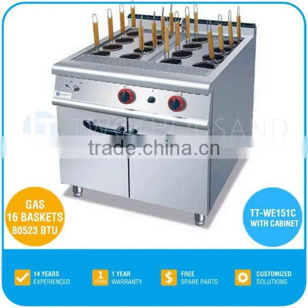 2017 Hot Sale Cooking equipment for Soup - Noodle Cooking Machine, 16 Baskets, 80523BTU, 100KG, TT-WE151C