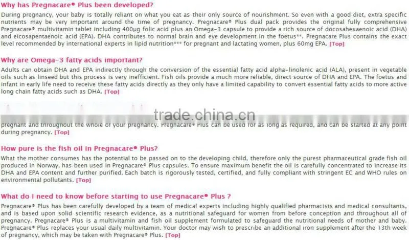 Vitabiotics Pregnacare Plus 56 Tablets/Capsules