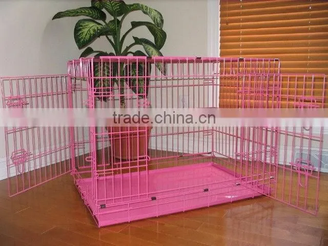 dog crate , dog cages , pet crate,Folding Metal Dog Cage