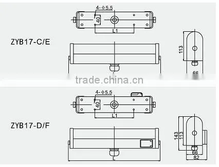 Best quality marine Fluorescent Mirror Light