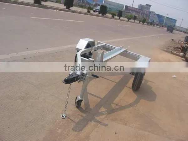 Hot Dipping Galvanized Single-Rail Motorcycle Trailer