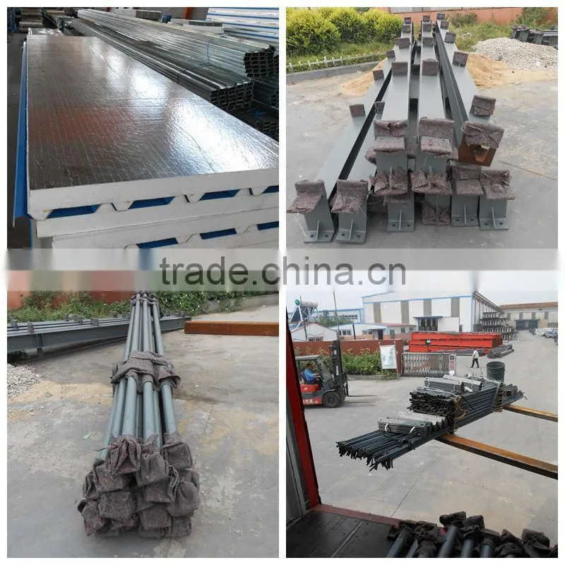 lightweight structural steel structure prefab warehouse