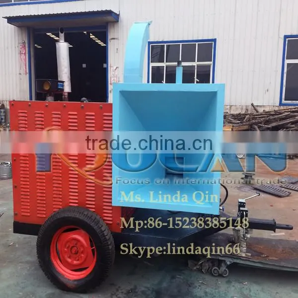 High Quality movable wood chipper/diesel wood chipper