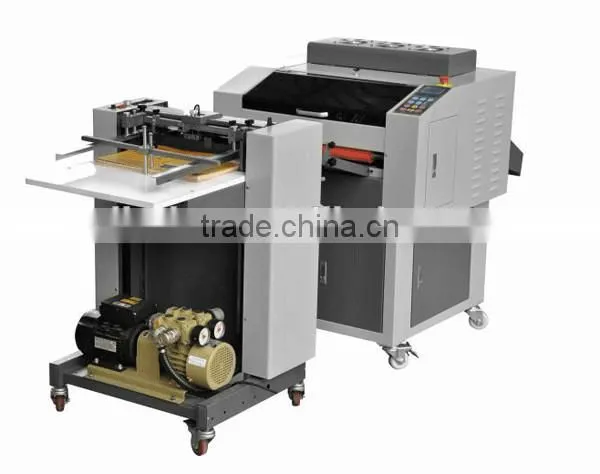 Auto Paper Feeder Photo And Cover Automatic Multi Roller UV Coating Machine