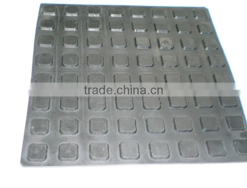 the best 8mm thick square anti-slip rubber sheet