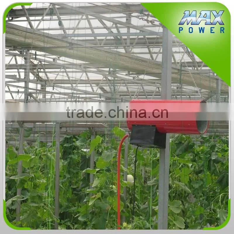 multi-span polycarbonate hollow sheet greenhouse