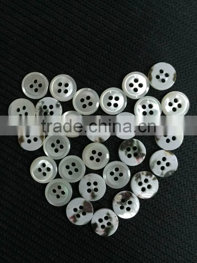 Four holes Trochus button for Garment
