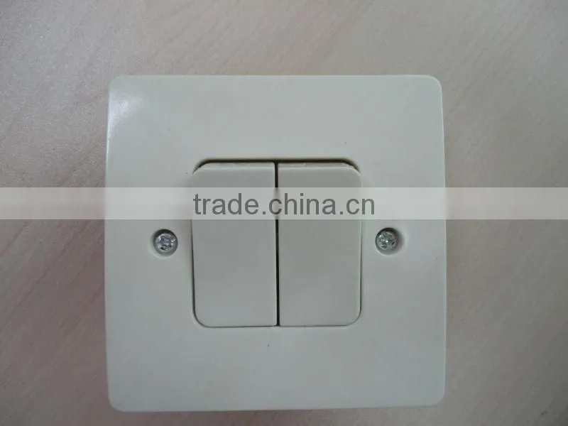 2 Gang Competitive Africa Ingelec Wall Light Switch