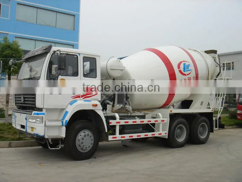 sinotruk capacity 12cbm concrete mixer truck, cement mixer truck with good quality