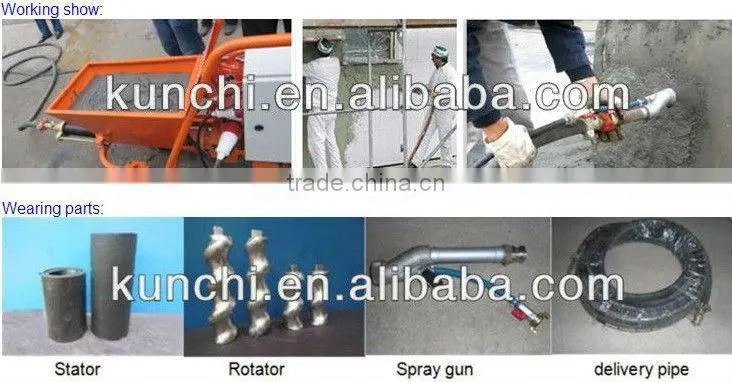 High quality multifunctional mortar sprayer/ mortar spraying machine/ plaster spraying machine with factory price