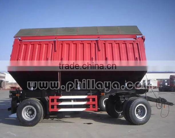 15ton 20ton side tipping full trailer side dump full trailer